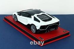 Lamborghini Aventador Ultimae Bianco Isi MR 1/18 LAMBO050B NEW