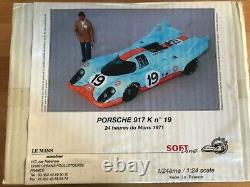 Le Mans Miniatures 1/24 Porsche 917 K # 19 LM 1971 With John Wyer Figurine Kit