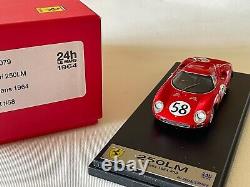 Looksmart 1/43 Ferrari 250 LM N°58 Les 24h Du Mans 1964 Rouge