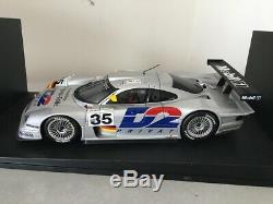 MERCEDES CLK LM N°35 Le Mans 1998 argent / silver Autoart 1/18 CLK GTR