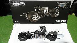 MOTO BAT-POD THE DARK KNIGHT TRILOGY BATMAN 1/18 HOT WHEELS ELITE X5471 miniatur