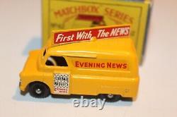 Matchbox Moko Van Bedford Evening News roues plastique noire réf 42
