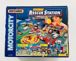 Matchbox motorcity rescue station vintage boite Tbe Envoi Rapide