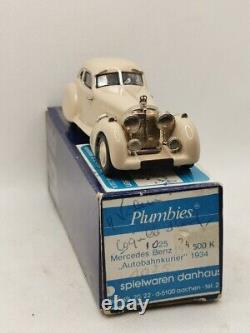 Mercedes 500K Autobahnkurier métal blanc METAL43 n° 1025 (rare couleur) ech 1/43