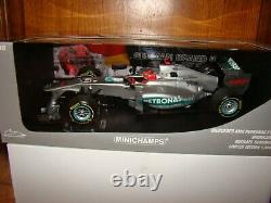 Mercedes F1 Amg Petronas M. Schumacher Gp Hockenheim 2012 1/18eme Superbe Rar