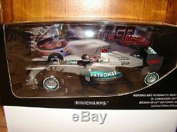 Mercedes F1 Amg Petronas M. Schumacher Gp Spa 300 Gp 2012 1/18eme Superbe Rar