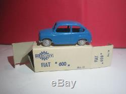 Mercury #18 Superbe Fiat 600 Bleue Neuf Boite Speciale Rare Dans Cet Etat