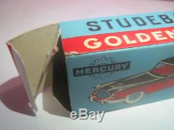 Mercury Superbe Studebaker Golden Hawk #27 Rouge/jaune Neuf Boite Rare