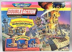 MicroMachines Galoob Ideal 1990 Double Action Fire Station / Pompiers