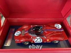 Miniature 1/18 Cmf Ferrari 350 P4 Canam Boîte Origine Logo Ferrari