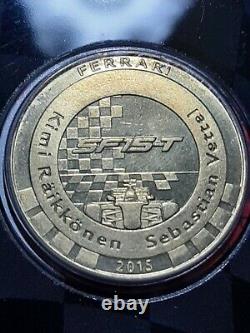 Moneta scuderia Ferrari coin card