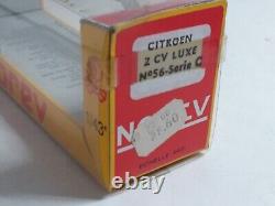 Norev Ancien Plastique 1/43 # 56 Citroen 2cv De Luxe +depliant Norev En Boite