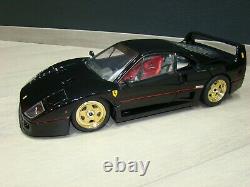 Pocher Ferrari F40 Noir 1/8 Eme Superbe Collector Ferrari Et Tres Rare