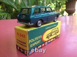 Politoys Export VOLKSWAGEN 1600 Variant Familcar N 542 Mint in box so dinky