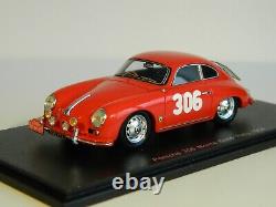 Porsche 356 #306 Rallye Monte Carlo 1958 L. Stross / M. Whaley 1/43 Spark S1354