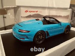Porsche 911 991 Speedster 1/18 Spark Blue 18s467