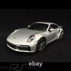 Porsche 911 Turbo S type 992 gris argent GT 2020 1/18 Minichamps WAP02117A0L001