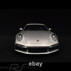 Porsche 911 Turbo S type 992 gris argent GT 2020 1/18 Minichamps WAP02117A0L001