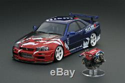 R34 1/18 Nismo TAS with engine IG1826 ignition model