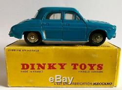 Rare Dinky Toys France 524 Renault Dauphine Bobigny + Boite Original & Ancien