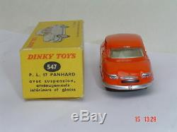 Rare Dinky Toys Panhard PL 17 réf 547 + boite