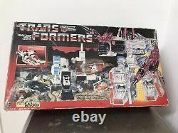 Rare Transformers G1 Base Metroplex 100% Complet En Boîte Euro Hasbro Takara