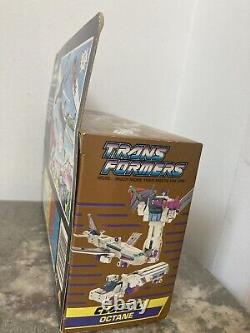 Rare Transformers G1 Octane Euro Uk Gold Box Classic Complet En Boîte Hasbro 90