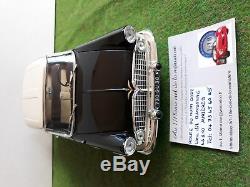SIMCA CHAMBORD noir + CARAVANE HENON 1/18 NOREV voiture miniature de collection
