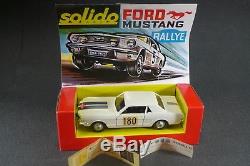 SOLIDO FRANCE. Série 100. FORD MUSTANG RALLYE. REF 147 BIS + boite