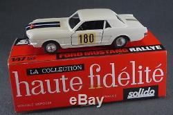 SOLIDO FRANCE. Série 100. FORD MUSTANG RALLYE. REF 147 BIS + boite