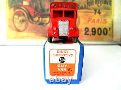 SUPERBE Camion GUY VAN transports Slumberland ref 514 dinky toys ORIGINAL