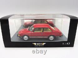 Saab 90 1985 Cherry Red 1/43 Neoscalemodels NEO43672 900