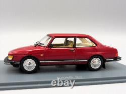 Saab 90 1985 Cherry Red 1/43 Neoscalemodels NEO43672 900