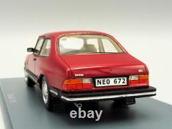 Saab 90 1985 Cherry Red 1/43 Neoscalemodels NEO43672 900