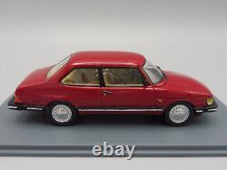 Saab 90 1985 Cherry Red 1/43 Neoscalemodels NEO43672 900