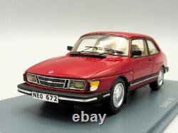 Saab 90 1985 Cherry Red 1/43 Neoscalemodels NEO43672 900