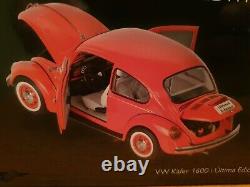Schuco 118 VW Beetle Coccinelle 1600i, Última Edición, orange, NEUF