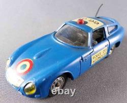 Solido N° 146 Alfa Romeo Giulia TZ Police Autoroutes Bleue 1/43 sans Boite