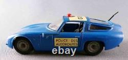 Solido N° 146 Alfa Romeo Giulia TZ Police Autoroutes Bleue 1/43 sans Boite