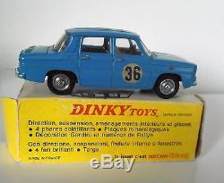 Suberbe Renault 8 R8 Gordini En Boite Box Dinky Toys Ancien