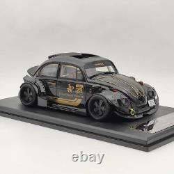 Super Unit Model 1/18 Robert Design Volkswagen VW Beetle JPS RWB Black Resin Car
