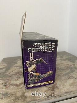 Transformers G1 Onslaught Loose Complet & Boîte Version Europe Hasbro Bradley 85