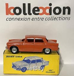 Tres Rare Dinky-toys Dinky Junior 101 Peugeot 404 1.43 Nb