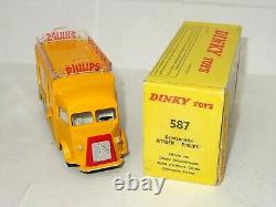 ULTRA COMPLET Dinky Toys FRANCE 587 CITROEN H HY PHILIPS NEUF Boîte CALE NOTICE
