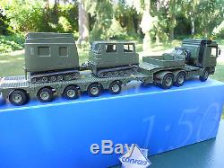 Vehicule Militaire Conrad 1/50 MB 6x4 + Semi-surbaissee & Ericsson Hagglunds