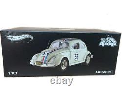 VW Volkswagen Beetle Coccinelle Herbie 1962 #53 Movie TV HotWheels Elite BCJ94