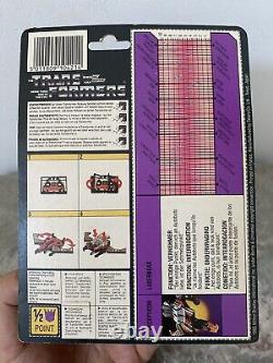 Very Rare Transformers G1 MB Milton Bradley 85 Laserbeak Mint On Card Re-selead