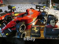 Vitrine Lot De 2 F1 Ferrari 641/2 F190 Formule 1 Tamiya 1/12 Figurine Prost