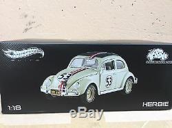 Volkswagen Herbie Monte Carlo Movie Hotwheels Elite 118 BLY22
