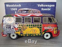 Vw Combi Kombi Bus T1 Woodstock Sunstar 1/12 Neuf